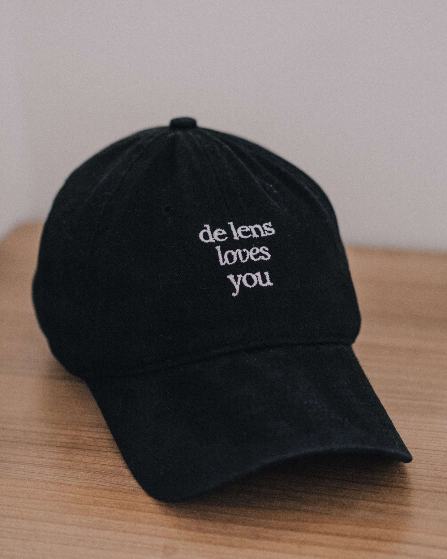 'De Lens Loves You' Organic Dad Hat