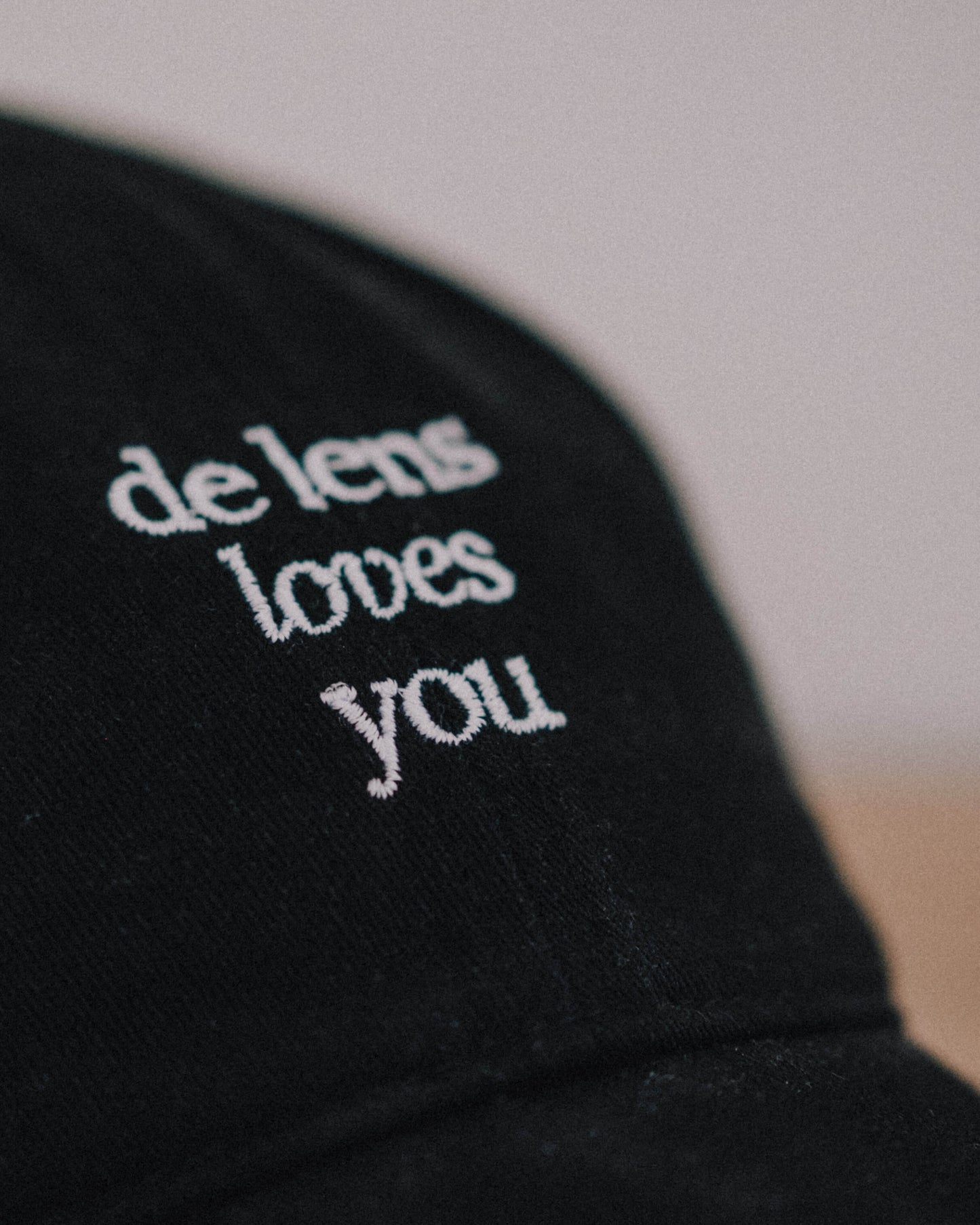 'De Lens Loves You' Organic Dad Hat