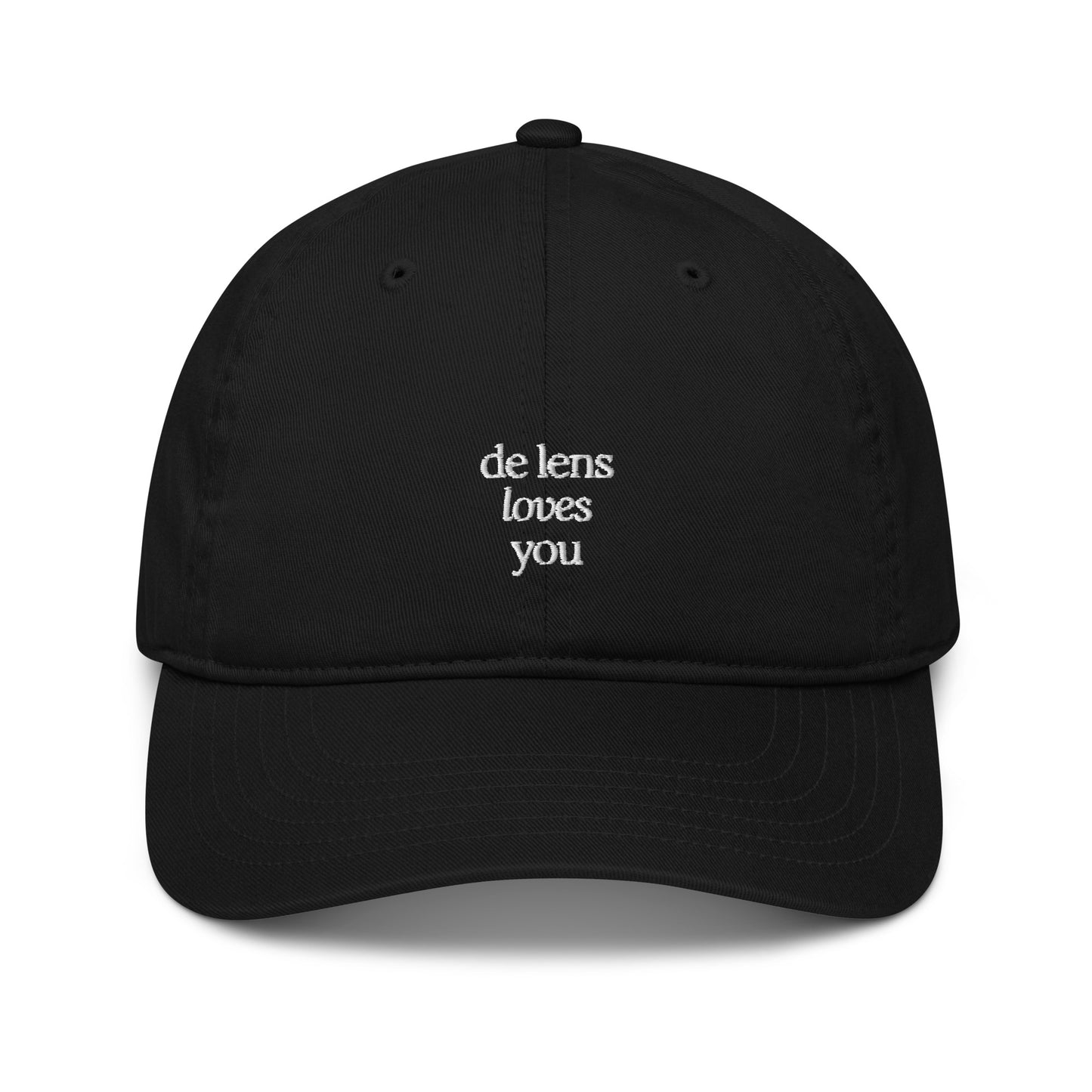 'De Lens Loves You' Organic Dad Hat